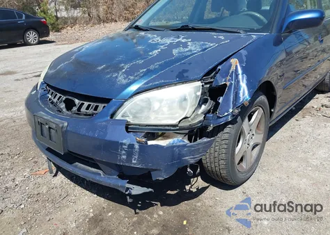 2005 Honda Civic Ex из США, поврежденный, VIN 2HGES26785H590971